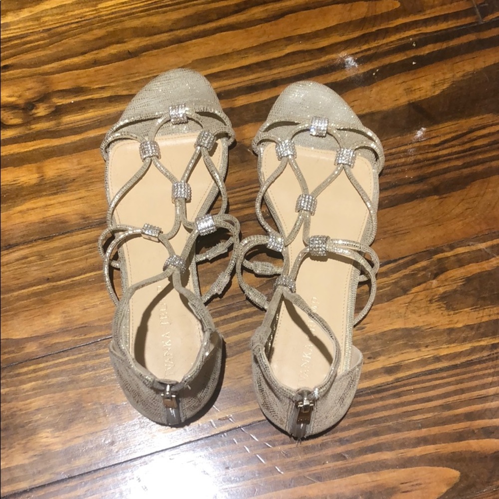 Ivanka Trump Gold Sandals